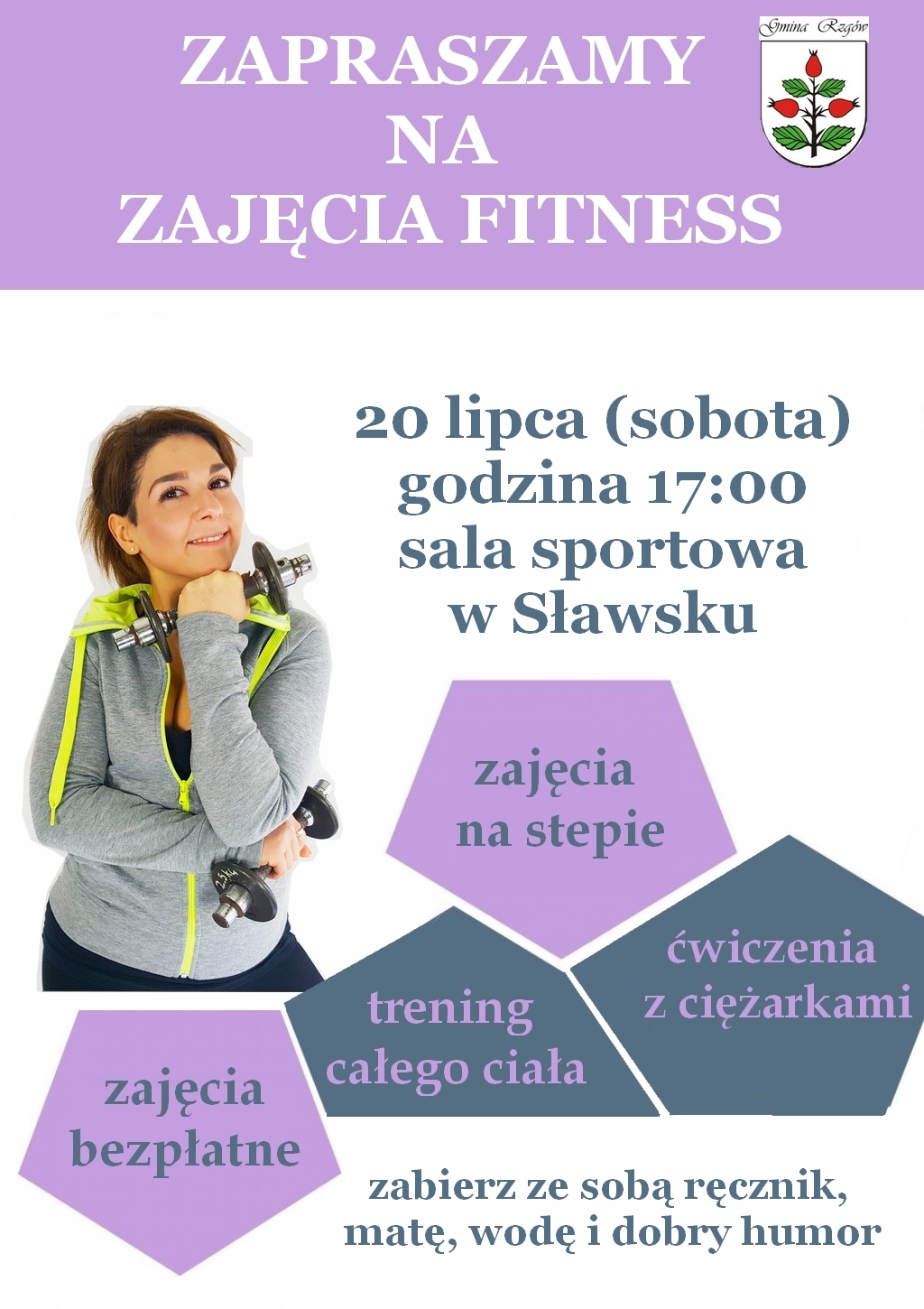 Zapraszamy na zajcia fitness